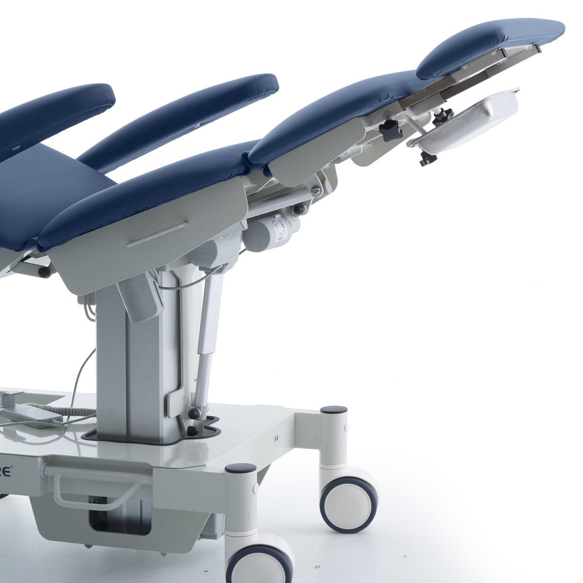 Pacific Medical Column Lift All Electric Procedure Chair | Navy Blue