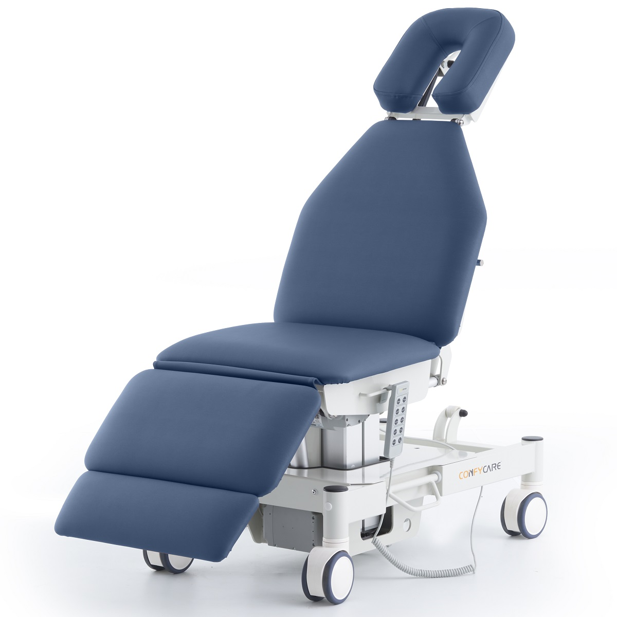 Pacific Medical Column Lift All Electric Procedure Chair | Navy Blue