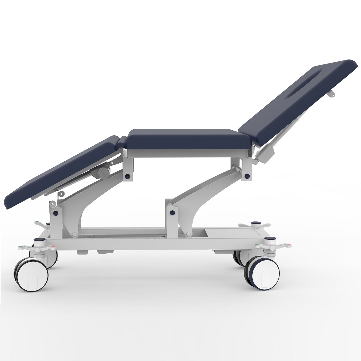 Pacific Medical Bariatric 3 Section All Electric Hi-Lo Treatment Table | Navy Blue