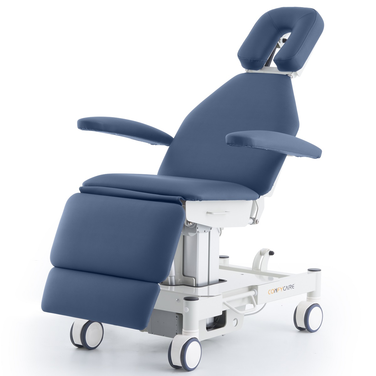 Pacific Medical Column Lift All Electric Procedure Chair | Navy Blue