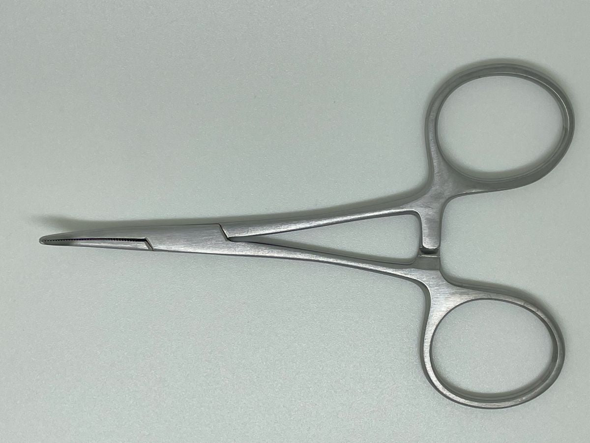 Micro Halstead Mosquito Forceps Curved 10cm
