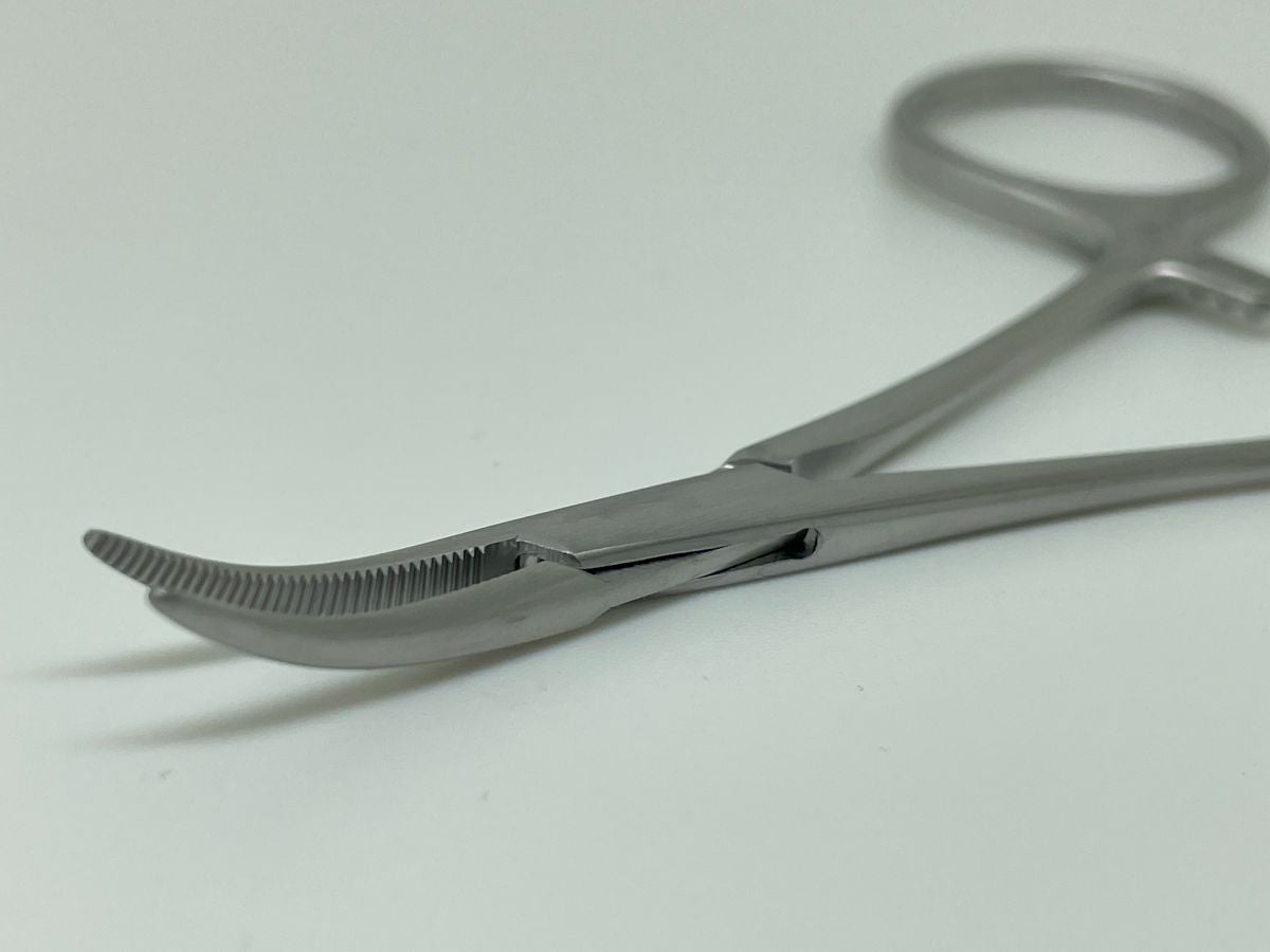 Micro Halstead Mosquito Forceps Curved 10cm