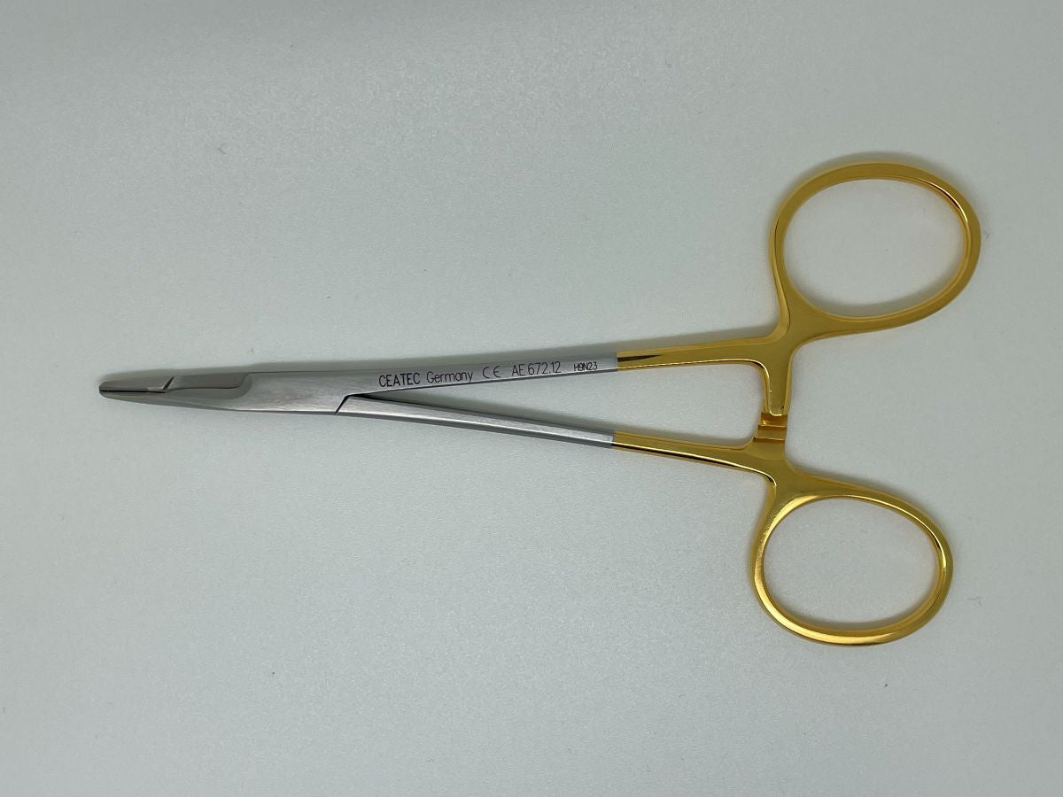 Baby Olsen Hegar Needleholder 12cm with TC Jaws