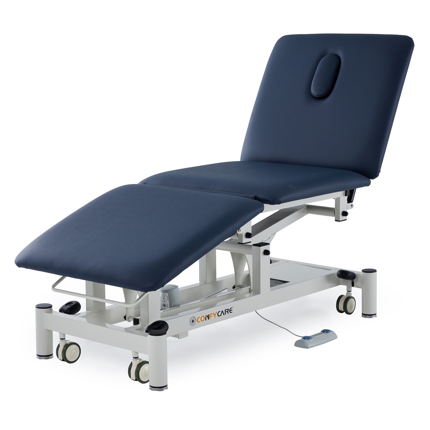 Pacific Medical 3 Section Electric Hi-Lo Examination Table | Navy Blue