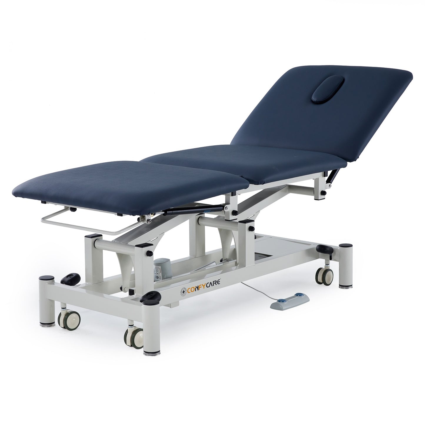 Pacific Medical 3 Section Electric Hi-Lo Examination Table | Navy Blue