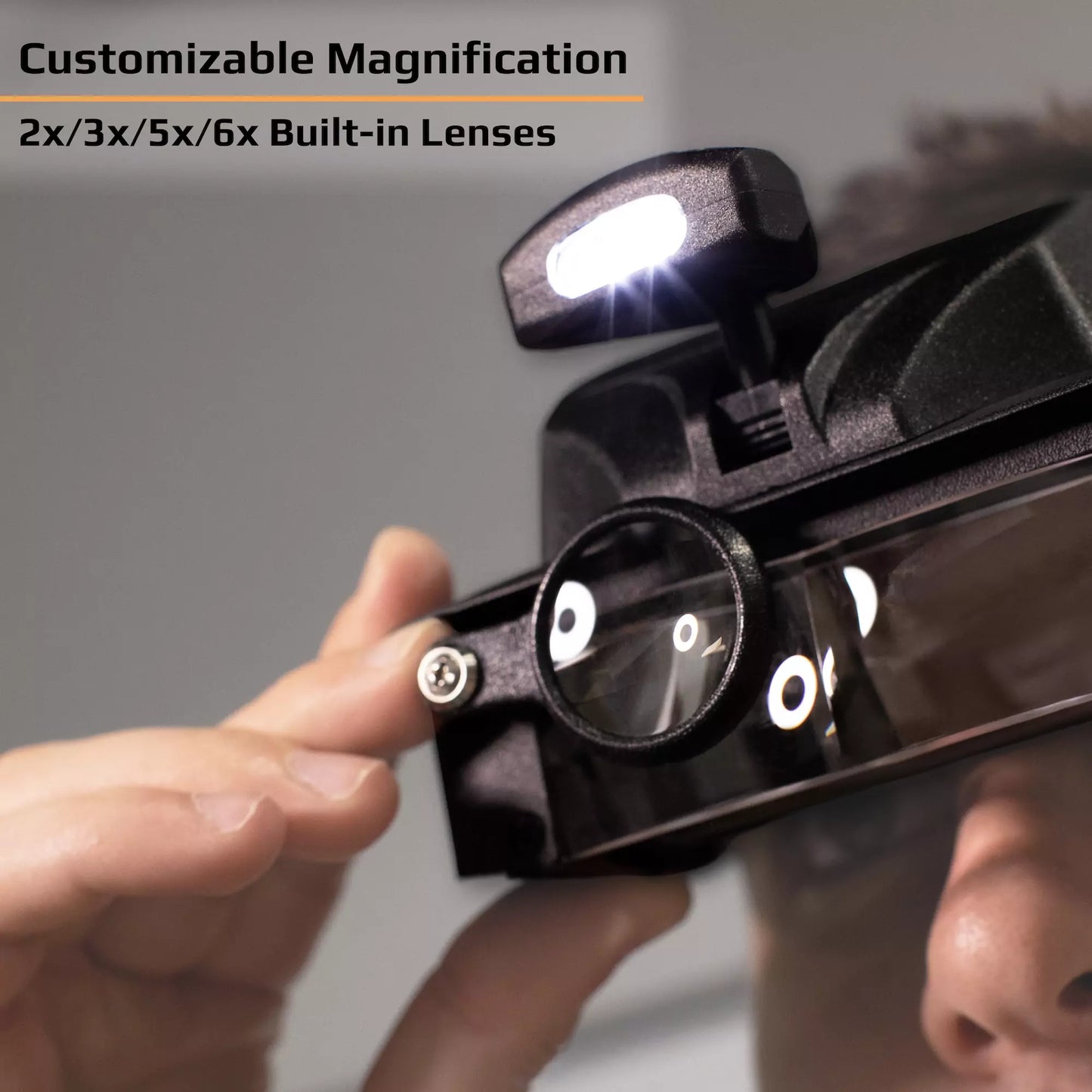 LumiVisor LV-10 Magnifying Head Visor with LED Light