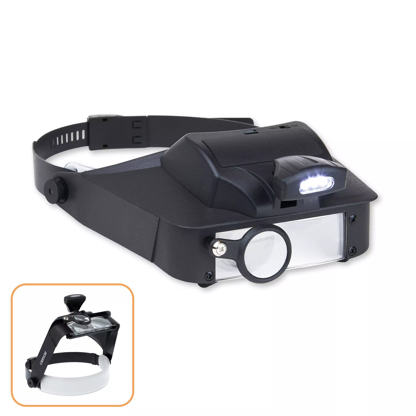 LumiVisor LV-10 Magnifying Head Visor with LED Light