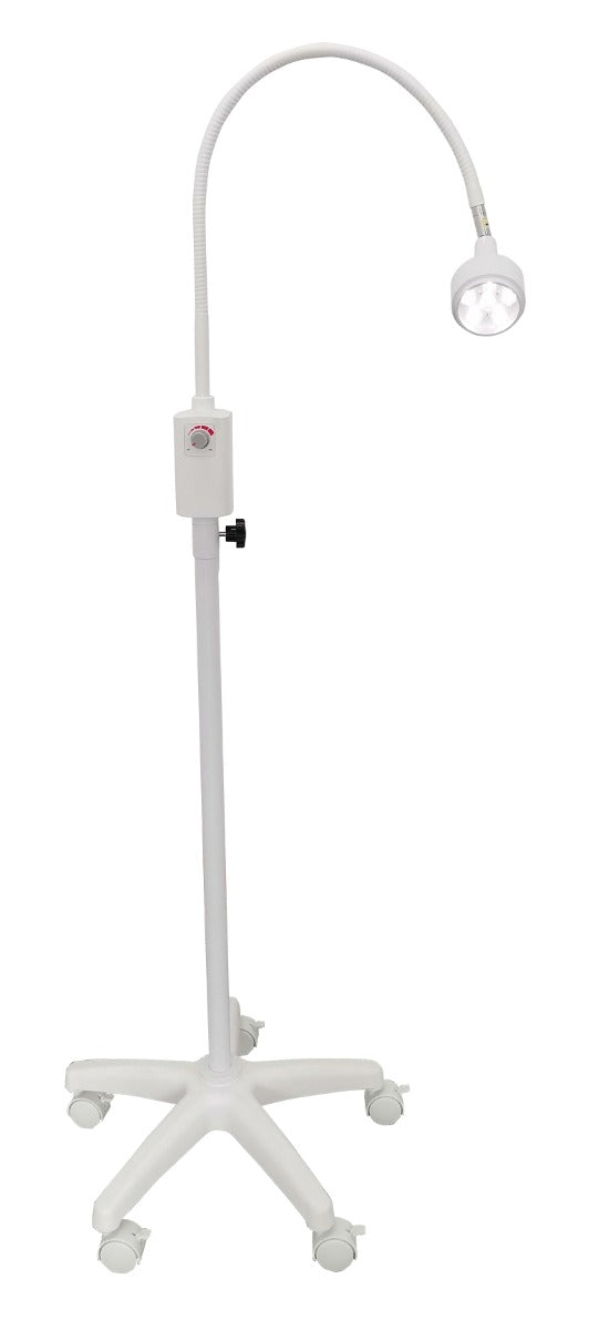 Deluxe Multi-LED Examination Light with Mobile Base & Wall Bracket | White