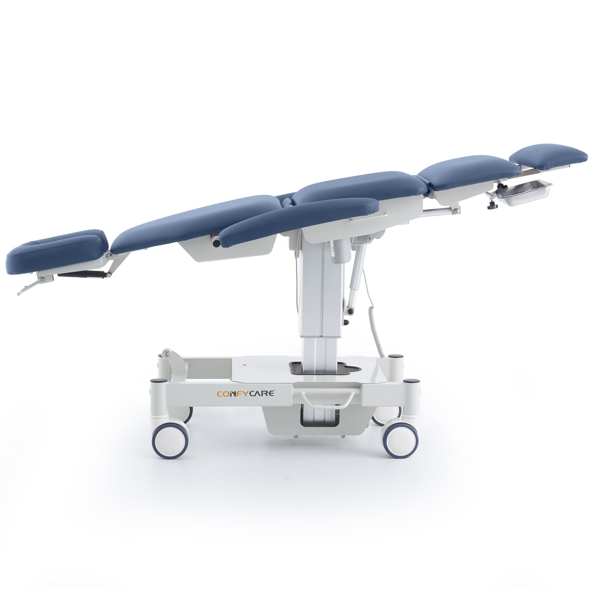 Pacific Medical Column Lift All Electric Procedure Chair | Navy Blue