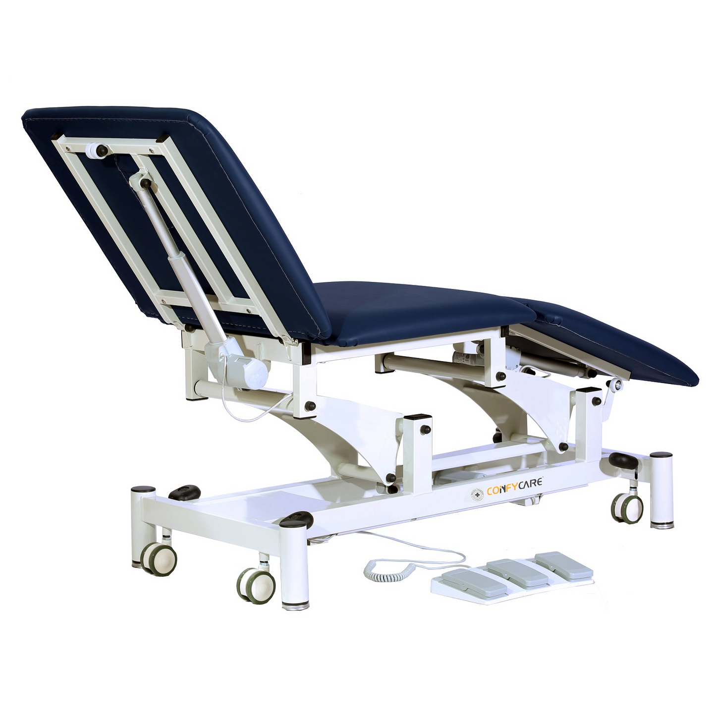 Pacific Medical 3 Section All Electric Hi-Lo Examination Table | Navy Blue