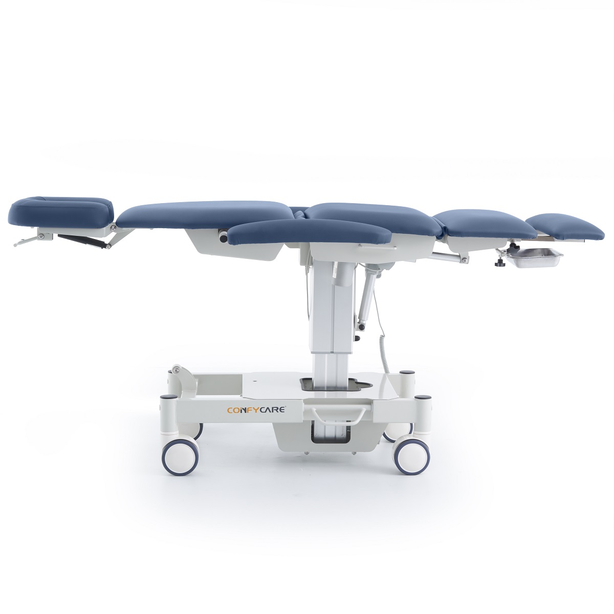 Pacific Medical Column Lift All Electric Procedure Chair | Navy Blue