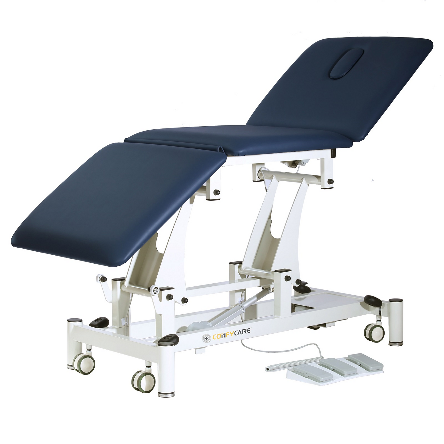 Pacific Medical 3 Section All Electric Hi-Lo Examination Table | Navy Blue