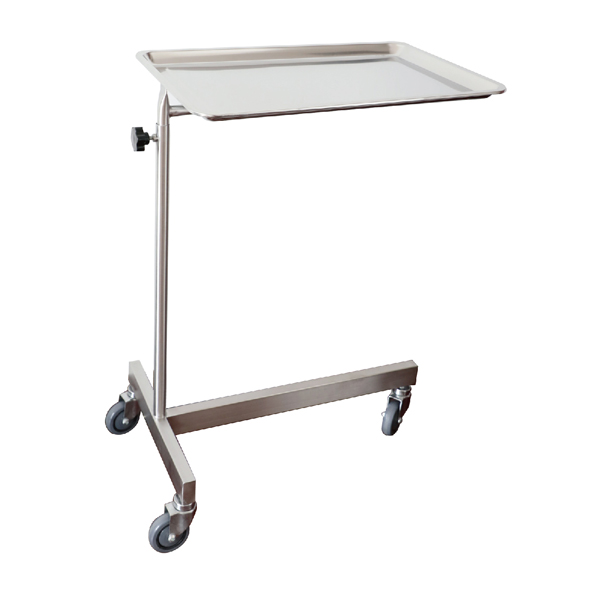 Stainless Steel Mayo Instrument Table with Castors