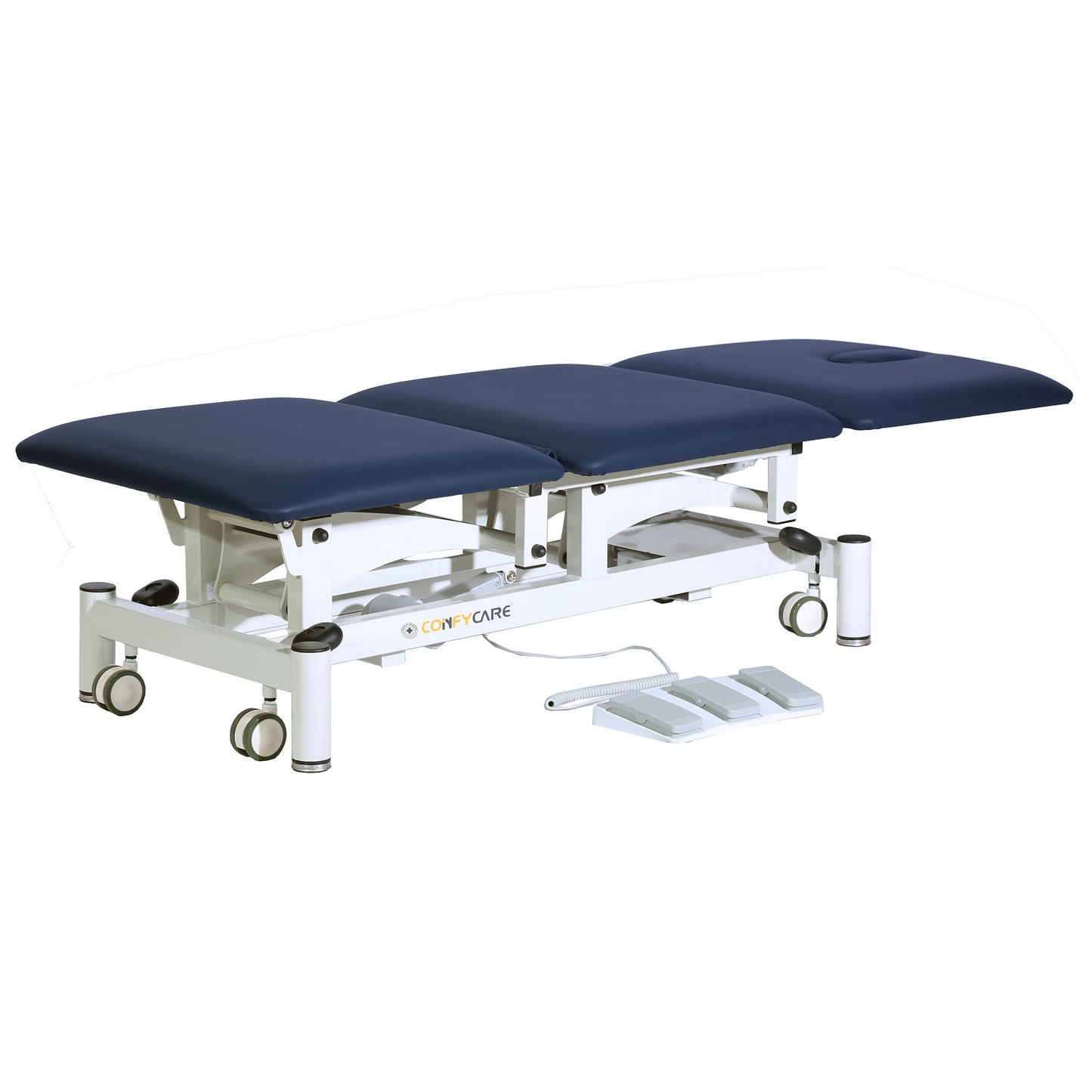Pacific Medical 3 Section All Electric Hi-Lo Examination Table | Navy Blue