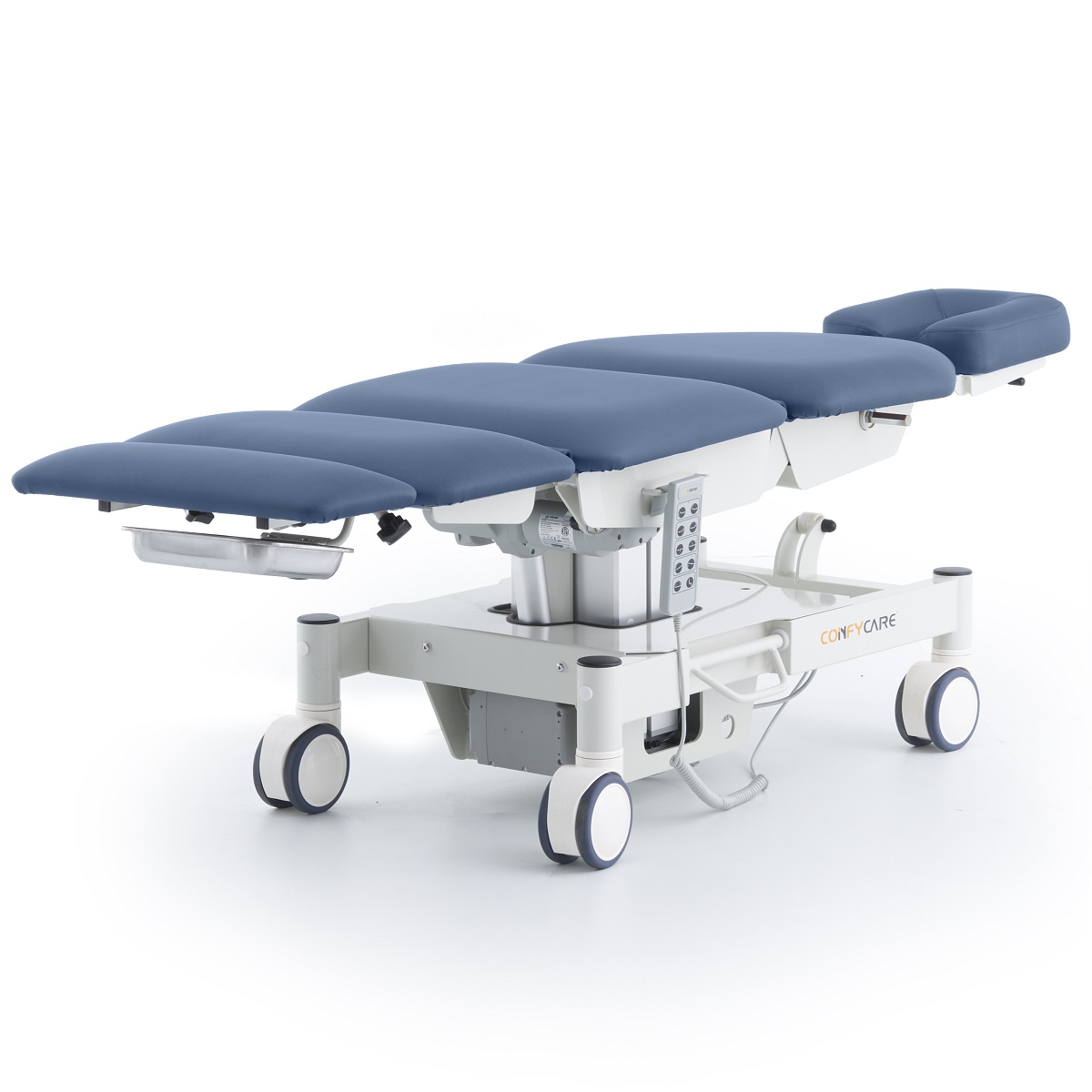 Pacific Medical Column Lift All Electric Procedure Chair | Navy Blue