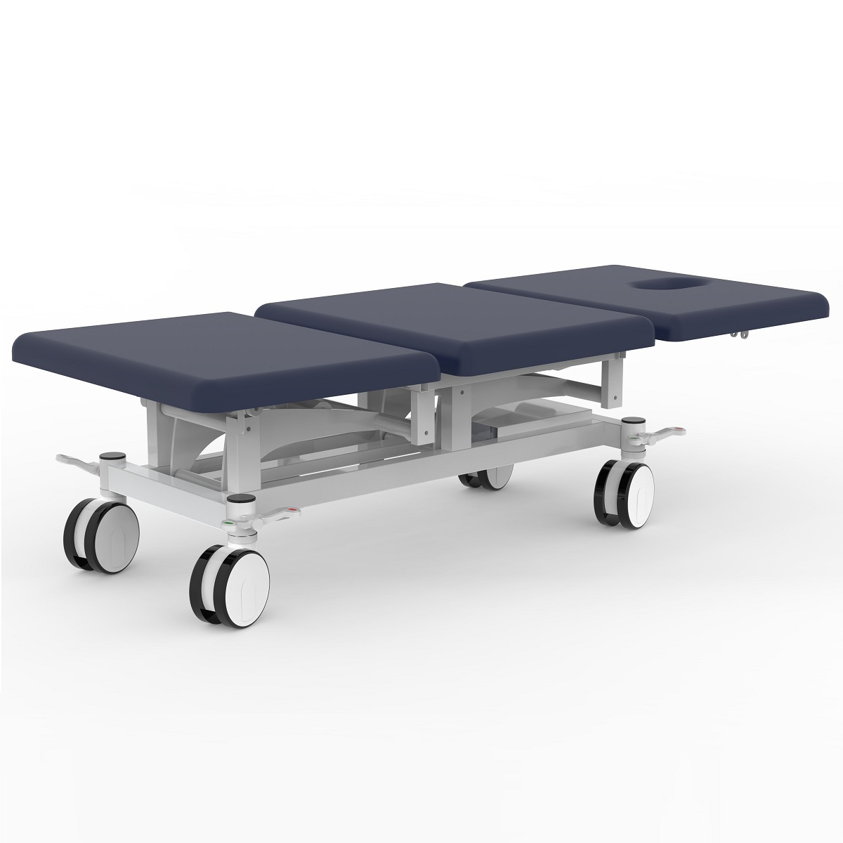 Pacific Medical Bariatric 3 Section All Electric Hi-Lo Treatment Table | Navy Blue