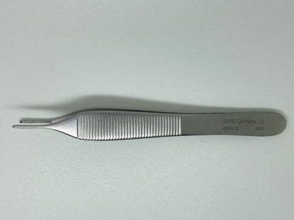 Micro Adson Tissue Forceps 1:2 Teeth with Platform 12cm