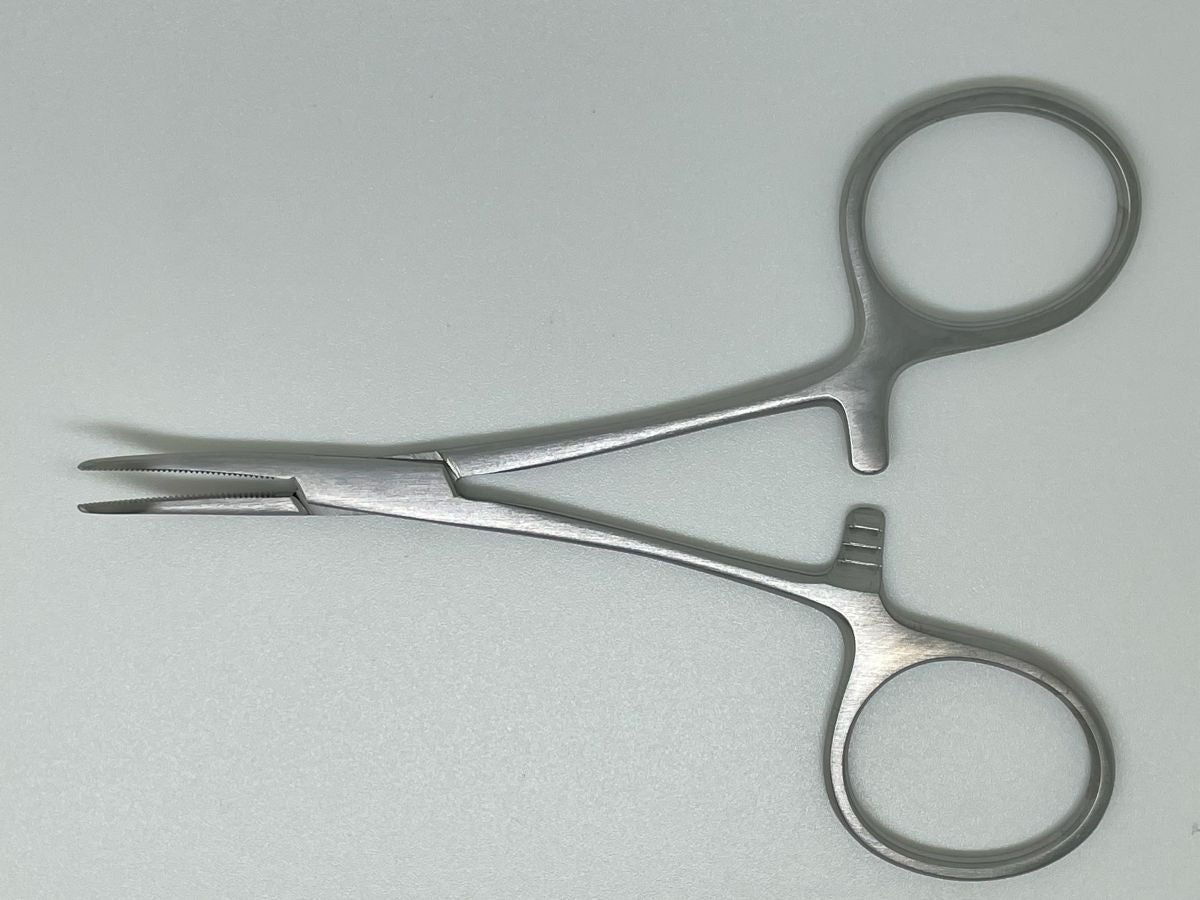 Micro Halstead Mosquito Forceps Curved 10cm