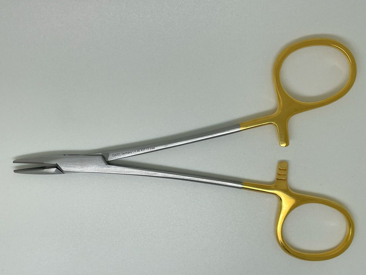 Halsey Needleholder 13cm with TC Jaws