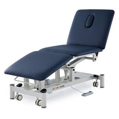 Pacific Medical 3 Section Electric Hi-Lo Examination Table | Navy Blue