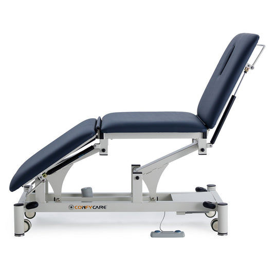 Pacific Medical 3 Section Electric Hi-Lo Examination Table | Navy Blue