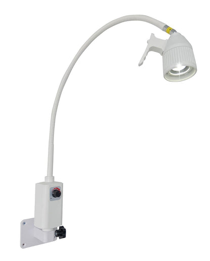 LED Examination Light with Mobile Base & Wall Bracket | White