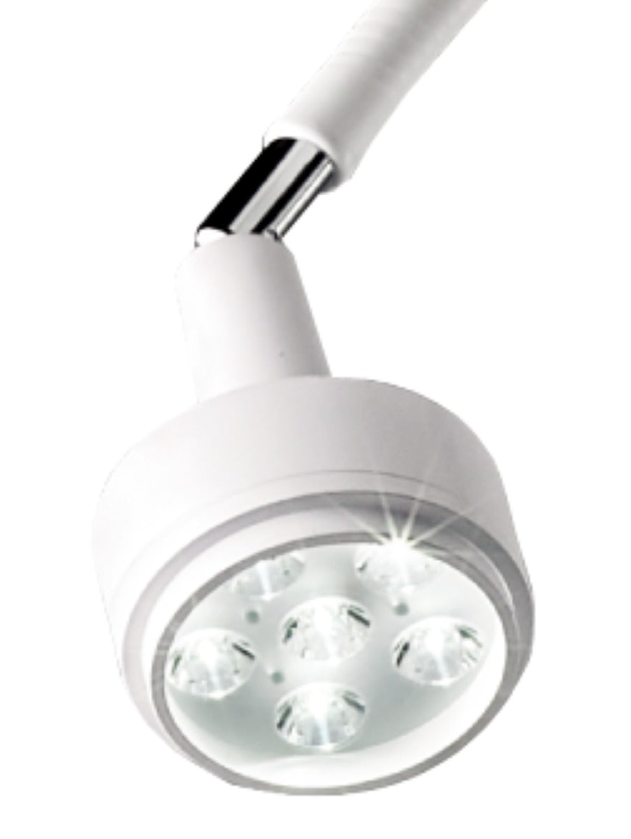Deluxe Multi-LED Examination Light with Mobile Base & Wall Bracket | White