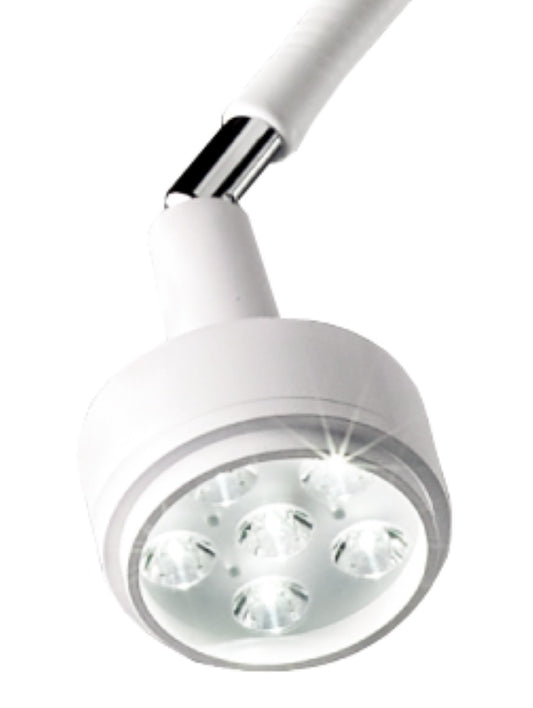 Deluxe Multi-LED Examination Light with Mobile Base & Wall Bracket | White
