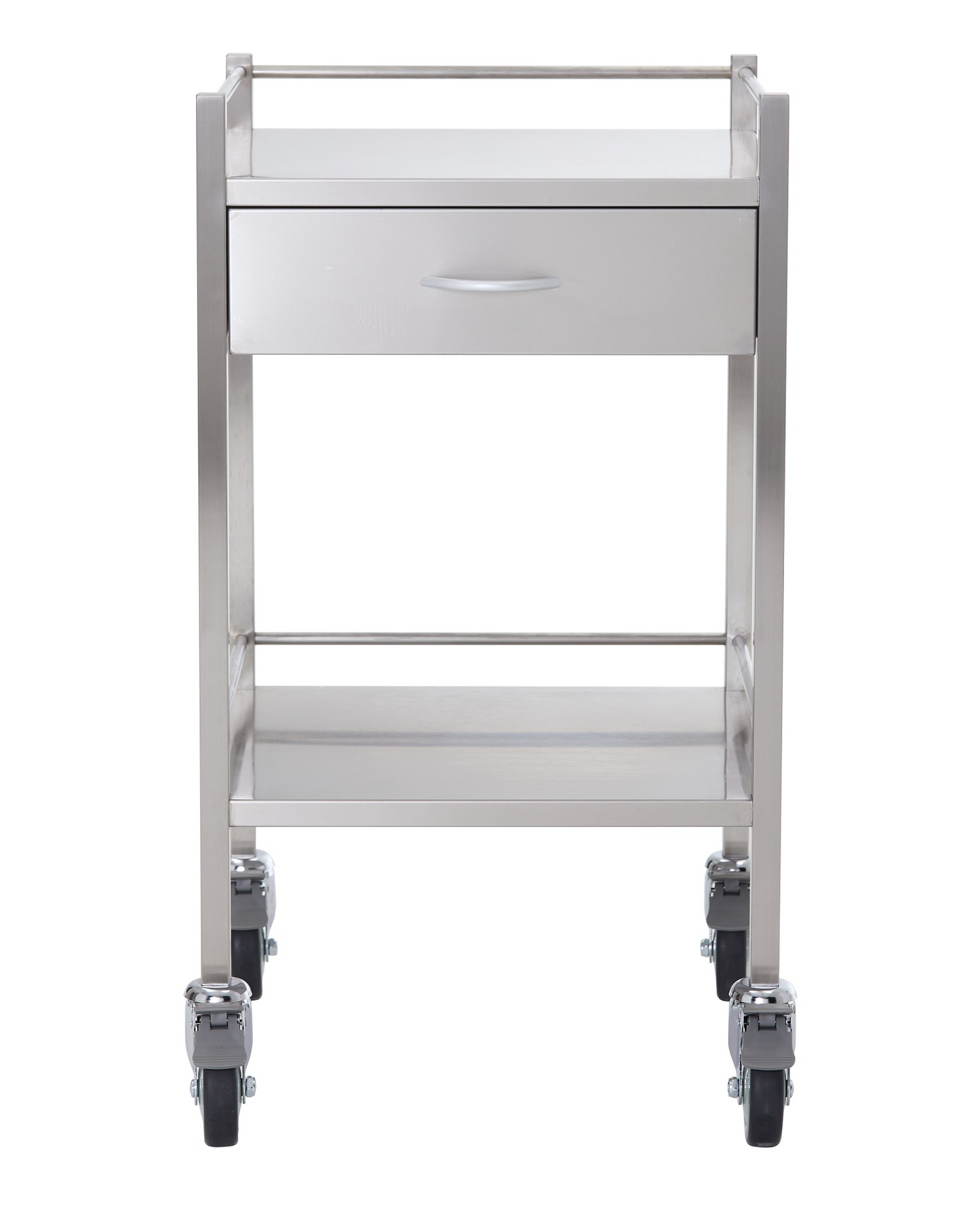 Stainless Steel Instrument Trolley with One Drawer 500mm x 500mm x 900mm