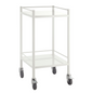 Powder Coated Instrument Trolley without Drawers 500mm x 500mm x 967mm