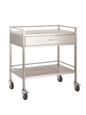 Stainless Steel Instrument Trolley with One Drawer 800mm x 500mm x 900mm