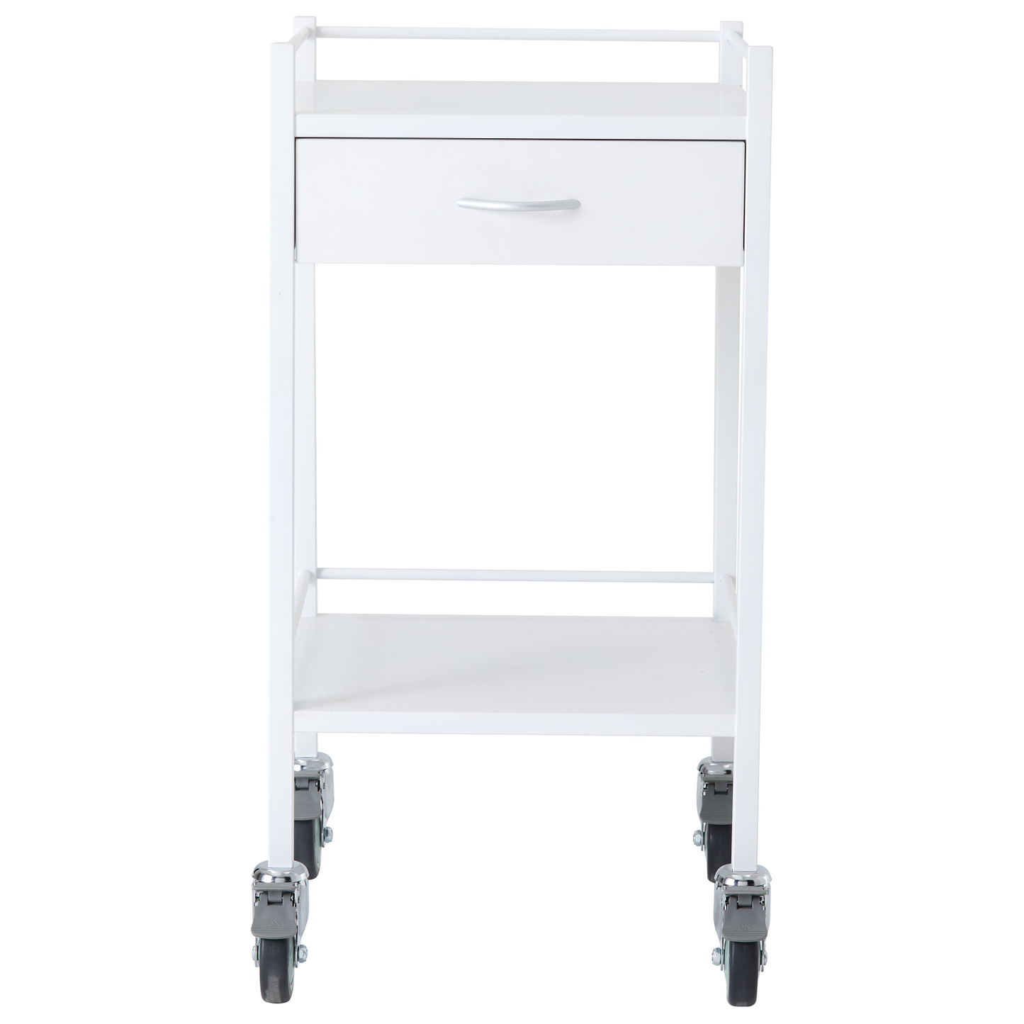 Powder Coated Instrument Trolley with One Drawer 500mm x 500mm x 967mm