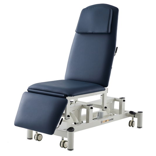 Pacific Medical Multipurpose Electric Procedure Chair | Navy Blue